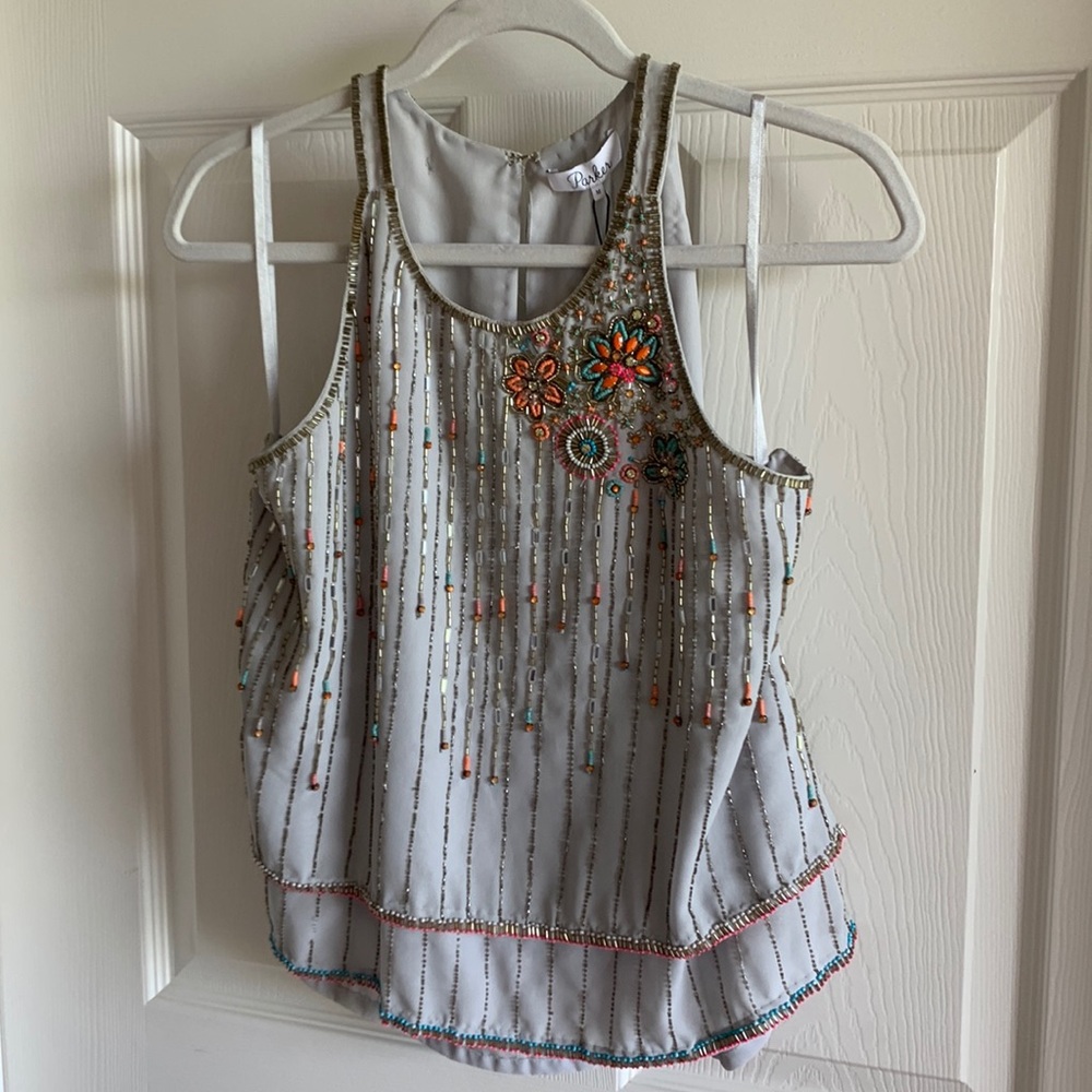 Parker beaded top